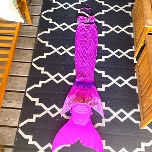 2t mermaid costume + flippers